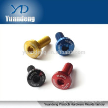 M5 anodized aluminum flat head screws